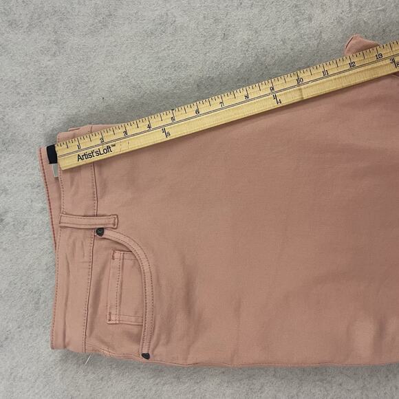 Kut from the Kloth Jeans Womens 16 Pink Hi Rise Connie Raw Hem Skinny Jeans - Picture 5 of 16